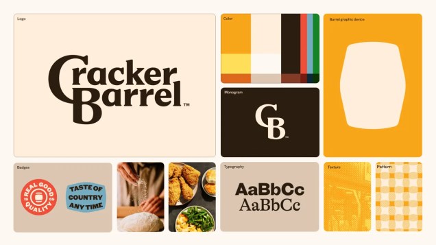 Cracker Barrel brand story board image